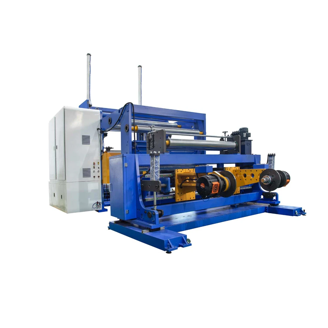 Heavy Duty 2800mm Large Roll Paper Slitting Machine Three-Servo-Motor Drive Corrugated Box Surface Paper Slit and Rewind Machinery